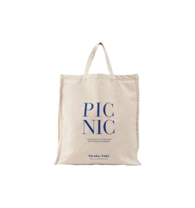 Taske/Shopper, Picnic, Hvid