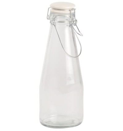 Flaske m/hvidt patentlåg 1000 ml