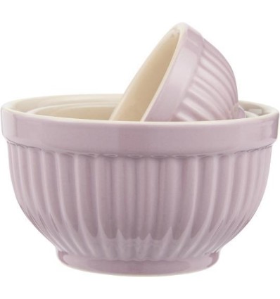 Bowlesæt a 3 mini Mynte Lavender