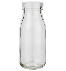 Ib Laursen Glas m/klart plastiklåg 250 ml